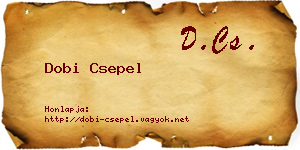 Dobi Csepel névjegykártya